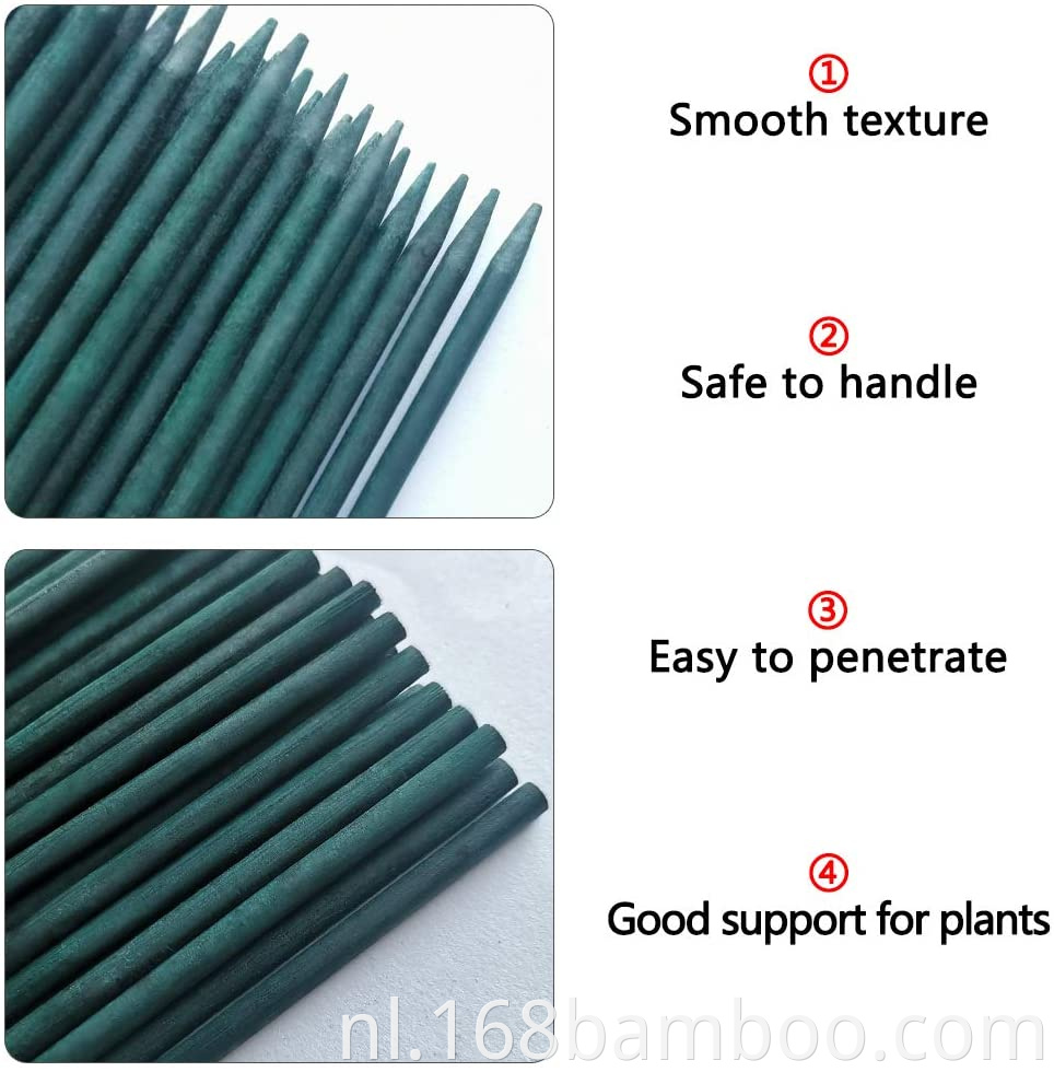 Smooth surface bamboo colorful sticks